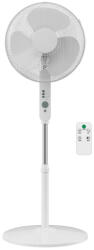Tronic / SilverCrest SSVF 45 D2 WH Álló ventilátor oszcilláció és időzítő funkcióval + távirányítóval, 45 W, fehér