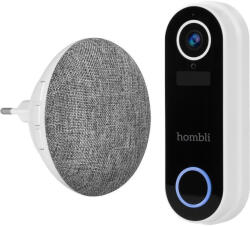 Hombli Смарт комплект Hombli - HBDP, Doorbell 2 и Chime 2, бял (HBDP-0109)