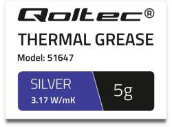 QOLTEC Pasta termica 3.17 W/m-K 5g Silver (51647) - vexio