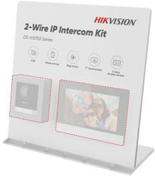 Hikvision DS-KIS702Y-D Bemutató fal DS-KIS702Y kétvezetékes IP video-kaputelefon szetthez (DS-KIS702Y-D) - digipont