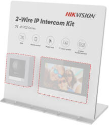 Hikvision DS-KIS702Y-D Bemutató fal DS-KIS702Y kétvezetékes IP video-kaputelefon szetthez (DS-KIS702Y-D) - hik-online