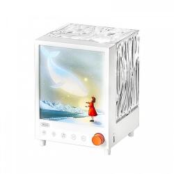 XO DESIGN OZ14 Aurora projektorlámpa, fehér