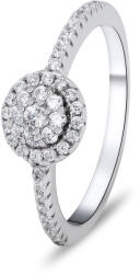 Brilio Silver Gyönyörű cirkóniumkövekkel kirakott ezüst gyűrű RI029W 54 mm