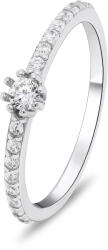 Brilio Silver Gyönyörű, cirkóniumkövekkel kirakott ezüst gyűrű RI023W 58 mm
