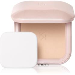 KIKO Milano Skin Lover Refining Face Powder Foundation kompakt púderes alapozó matt hatással árnyalat 02 Blanched Almond 10 g