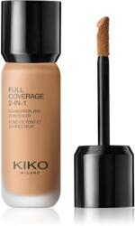 KIKO Milano Full Coverage 2-In-1 alapozó és korrektor 2 az 1-ben árnyalat 95 Neutral Rose 25 ml