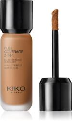 KIKO Milano Full Coverage 2-In-1 alapozó és korrektor 2 az 1-ben árnyalat 110 Warm Beige 25 ml
