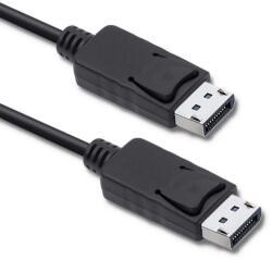 Qoltec 50372 1, 5 M Fekete DisplayPort kábel (50372)