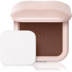 KIKO Milano Skin Lover Refining Face Powder Foundation kompakt púderes alapozó matt hatással árnyalat 12 Mocha 10 g