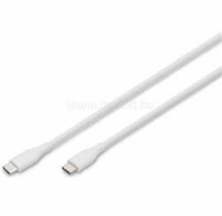 ASSMANN 0.5musb-c To Usb-c Cable White Silicone/60w Power Delivery (digitus_ak-300341-005-w) (digitus_ak-300341-005-w)