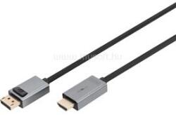 ASSMANN 3m Dp/hdmi Cable With Led Aluminum Housing Gold Plated (digitus_db-340202-030-s) (digitus_db-340202-030-s)