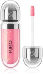 KIKO 3D Hydra Lipgloss hidratáló ajakfény 3D hatással árnyalat 26 Sparkling Hibiscus Pink 6.5 ml