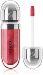 KIKO 3D Hydra Lipgloss hidratáló ajakfény 3D hatással árnyalat 16 Iridescent Ruby 6.5 ml