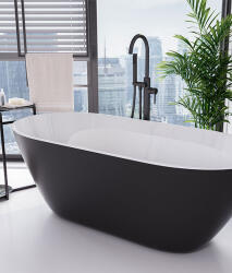 Besco MOYA MATT B&W szabadonálló kád - szerelvenycenter - 723 990 Ft