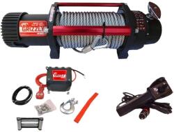 Grizzly Winch Troliu electric Grizzly Winch 9500lbs (4310KG) 12V cablu de otel 25m Raport 150: 1