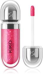 KIKO 3D Hydra Lipgloss hidratáló ajakfény 3D hatással árnyalat 10 Sparkling Strawberry 6.5 ml