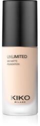 KIKO Milano Unlimited 24H Matte tartós matt alapozó hialuronsavval árnyalat 1 NG Neutral Gold 30 ml