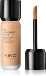 KIKO Milano Full Coverage 2-In-1 alapozó és korrektor 2 az 1-ben árnyalat 60 Rose 25 ml