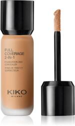 KIKO Milano Full Coverage 2-In-1 alapozó és korrektor 2 az 1-ben árnyalat 100 Neutral Gold 25 ml