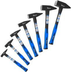 GEKO kalapács készlet 7db üvegszálas nyél 100g-2000g (G72296) (G72296)