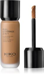 KIKO Milano Full Coverage 2-In-1 alapozó és korrektor 2 az 1-ben árnyalat 120 Warm Beige 25 ml