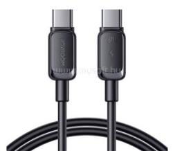 JOYROOM A14 adatkábel Type-C - Type-C, 120cm, FEKETE (JOYROOM_S-CC100A141B) (JOYROOM_S-CC100A141B)
