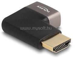 Delock HDMI adapter apa - anya 90 jobbra hajlítva 8K 60 Hz szürke fém (DL60084) (DL60084)