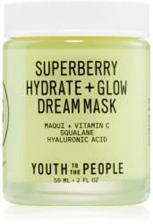 Youth To The People Superberry Hydrate + Glow Dream Mask maszk élénk és hidratált bőr 59 ml