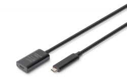 ASSMANN DA-73112 USB kábel USB 3.2 Gen 2 (3.1 Gen 2) 5 M USB C Fekete (DA-73112)
