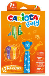 CARIOCA Baby filctoll - színes, macifejes 12 db-os (42816)