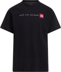 The North Face M Never Stop Exploring Regular Short Sleeve Tee-Graphic férfi póló M / fekete