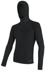 Sensor Merino DF kapucnival férfi póló XXXL / fekete