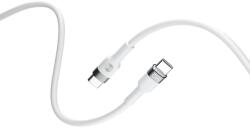 Forever Cablu date/incarcare Forever Flexible, 60W, 2m, USB-C - USB-C (Alb)