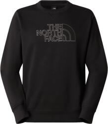 The North Face M Drew Peak Light Regular Crew férfi pulóver L / fekete
