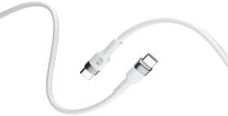 Forever Cablu date/incarcare Forever Flexible, 100W, 2m, USB-C - USB-C (Alb)