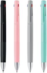 Zebra Golyóstoll 0, 7 mm, háromszínű, Zebra bLen 3C, rózsaszín test írásszín kék (53132) - web24