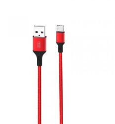 XO Cablu Date/Incarcare XO Design NB143, USB-A - USB-C, 18W, 2m (Rosu)