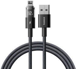 Baseus DISPLAY II adatkábel USB - lightning, 200cm (P10382700121-01) fekete