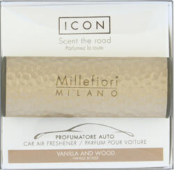 Millefiori Icon Metal Vanilla & Wood parfum în mașină