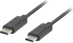 Lanberg Cablu USB-C M/M 2.0 1 m negru (ca-cmcm-10cu-0010-bk)