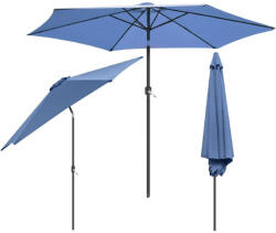 Saska Garden Kerti Napernyő 300Cm Összecsukható Sötétkék