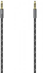 Hama Cablu audio Jack 3.5mm HAMA 205130 1.5m placat aur negru-gri (4047443438539)