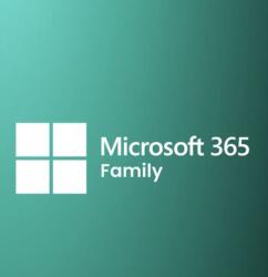 Microsoft 365 Family (6 felhasználó / 1 év) (Digitális licenc)