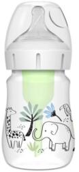 Dr. Brown's Бебешко шише Джунгла options+ Wide Neck 150 ml Anti-colic - 1 бр. (WB51008-S (IP5471)