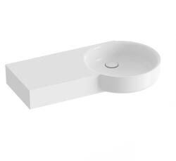 RAVAK ARC 83/43 balos fali mosdó csaplyuk nélkül, fehér XJXL1383000 (XJXL1383000)