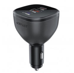 ACEFAST B14 szivargyújtós autós töltő, fekete (165W, 5A, 1 x USB-A, 2 x USB-C)