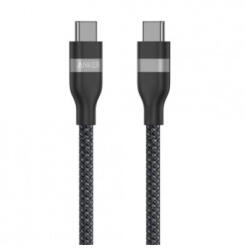 Anker A82E2H21 adatkábel, töltőkábel, fekete (USB-C to USB-C, 240W, 0.9m)