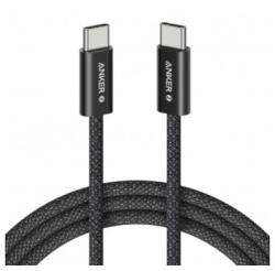 Anker Zolo A8060H12 USB-C to USB-C adatkábel, töltőkábel, fekete (240W, 3A, 1.8m)