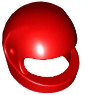 LEGO® 2446c5 - LEGO piros minifigura bukósisak (2446c5)