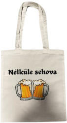  Nélküle sehova-fehér vászontáska